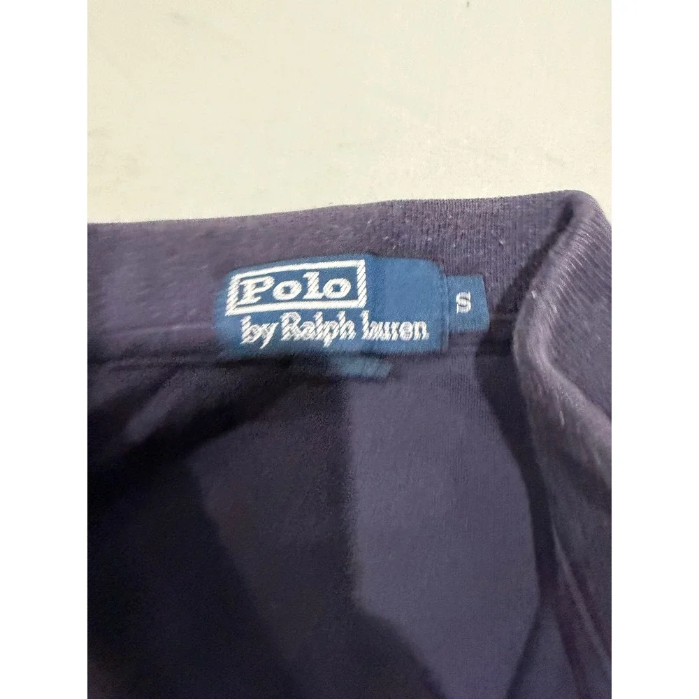 Classic Mens Polo Ralph Lauren Short Sleeve Polo Shirt S Navy Blue